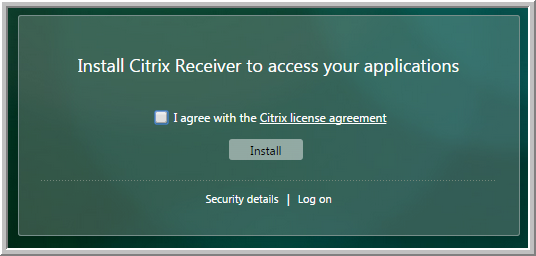 citrix plugin receiver